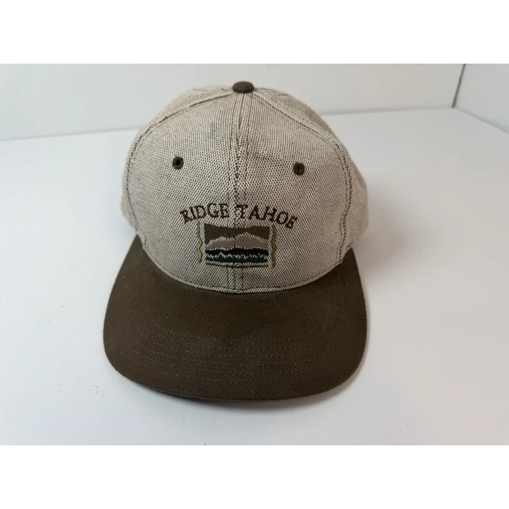 The Ridge Lake Tahoe California Nevada Vintage Resort Adjustable Cap Hat